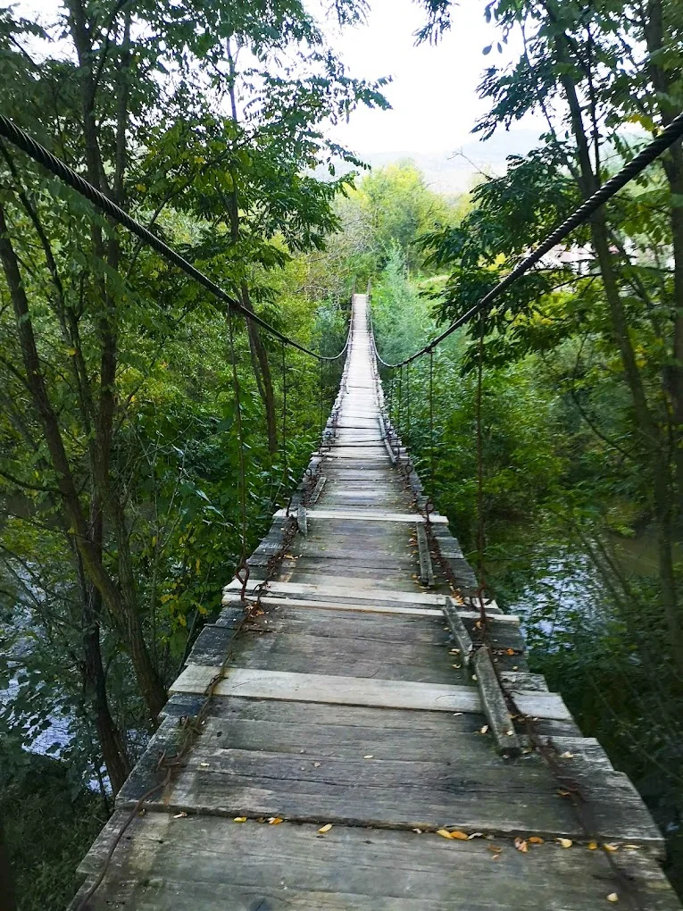 Puntea suspendată — Sasca Română