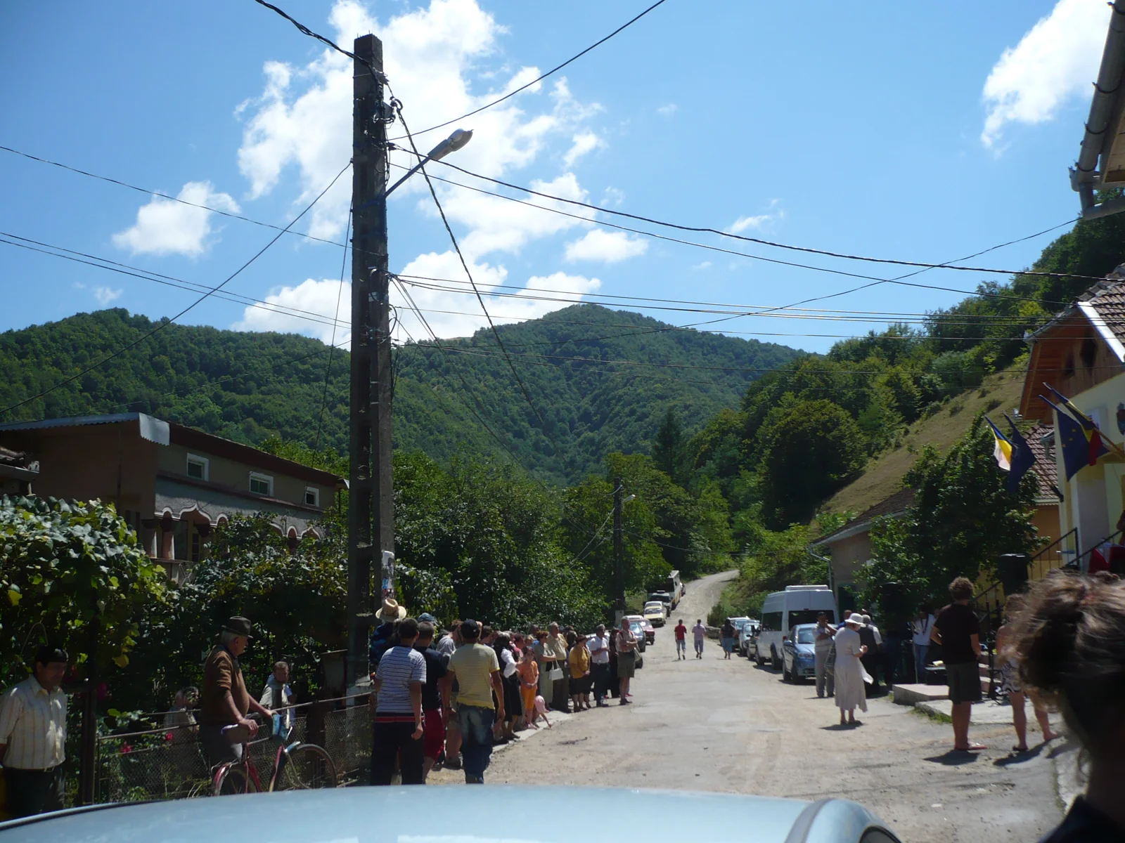 În localitatea Șopotu Nou, în ziua oficializării unei înfrățiri